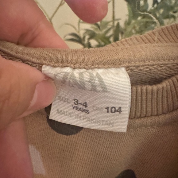 Zara Polka Dot Toddler Sweatshirt and Pants Set size 3-4 years - Picture 3 of 5